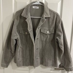 Carly Jean Los Angeles Oversized Corduroy Jacket